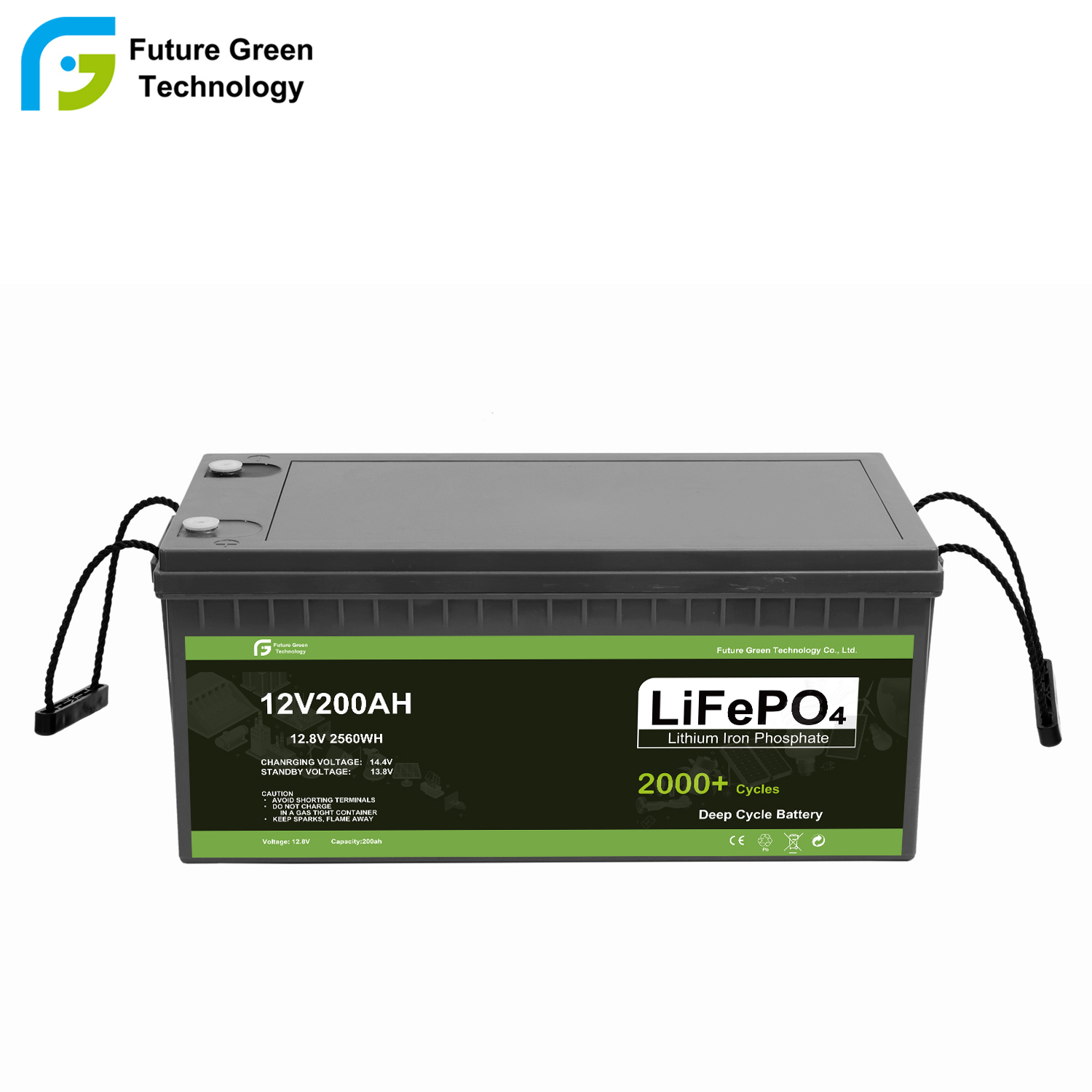 High Quality 25.6V 100AH Rechargeable 32650 LiFePO4 Lithium Battery