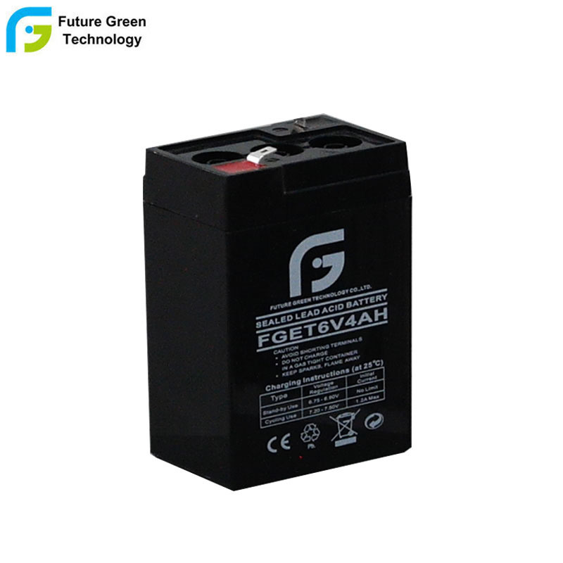 FGET 6V4.5ah Rechargeable High Quality AGM Sealed Lead Aicd Battery for Alarm System